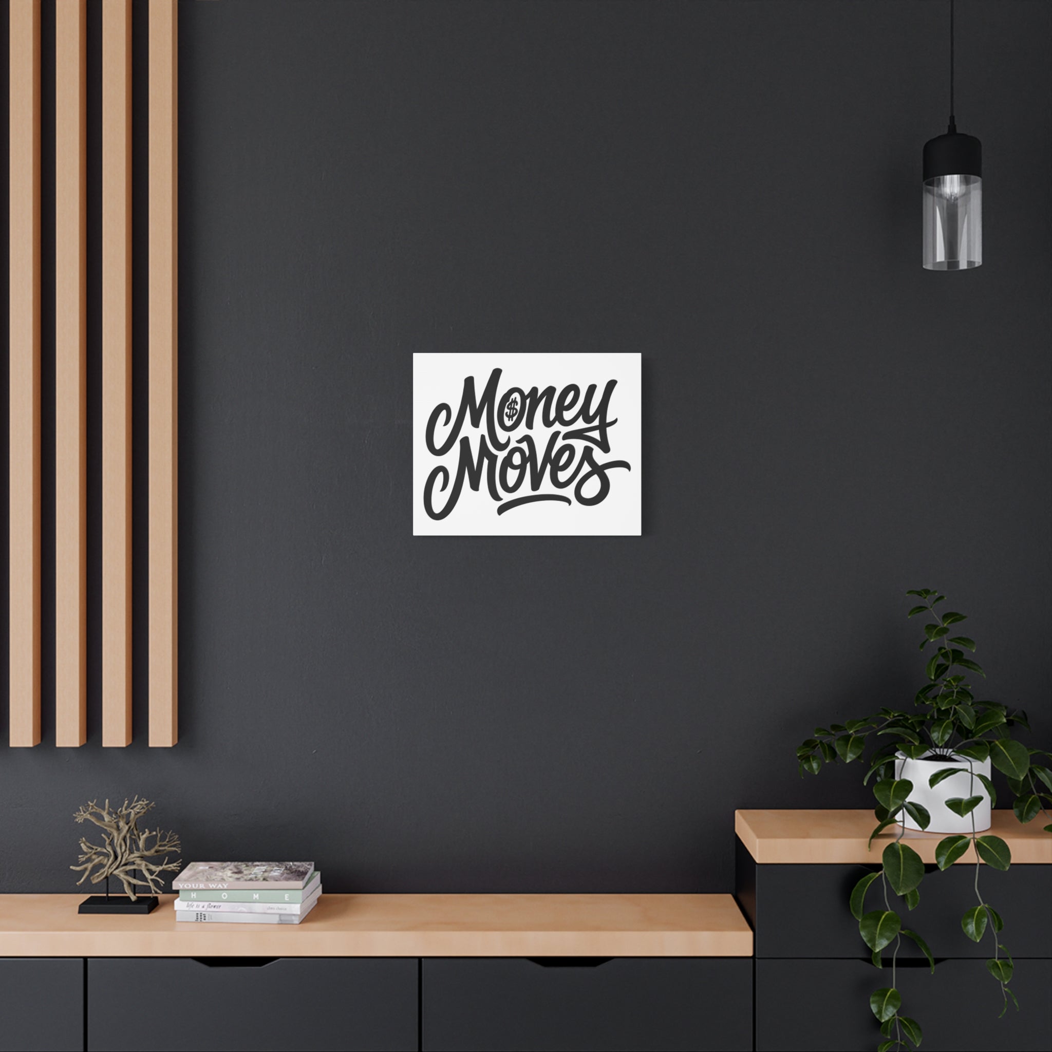 Money Moves Canvas Wall Art