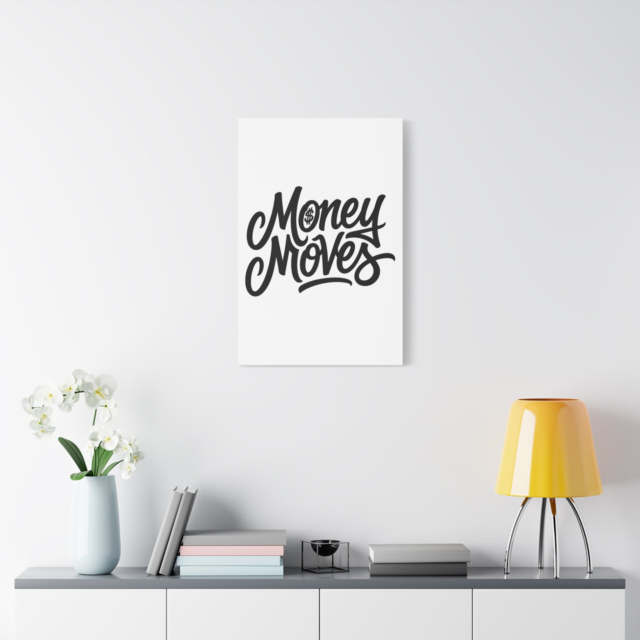 Money Moves Canvas Wall Art