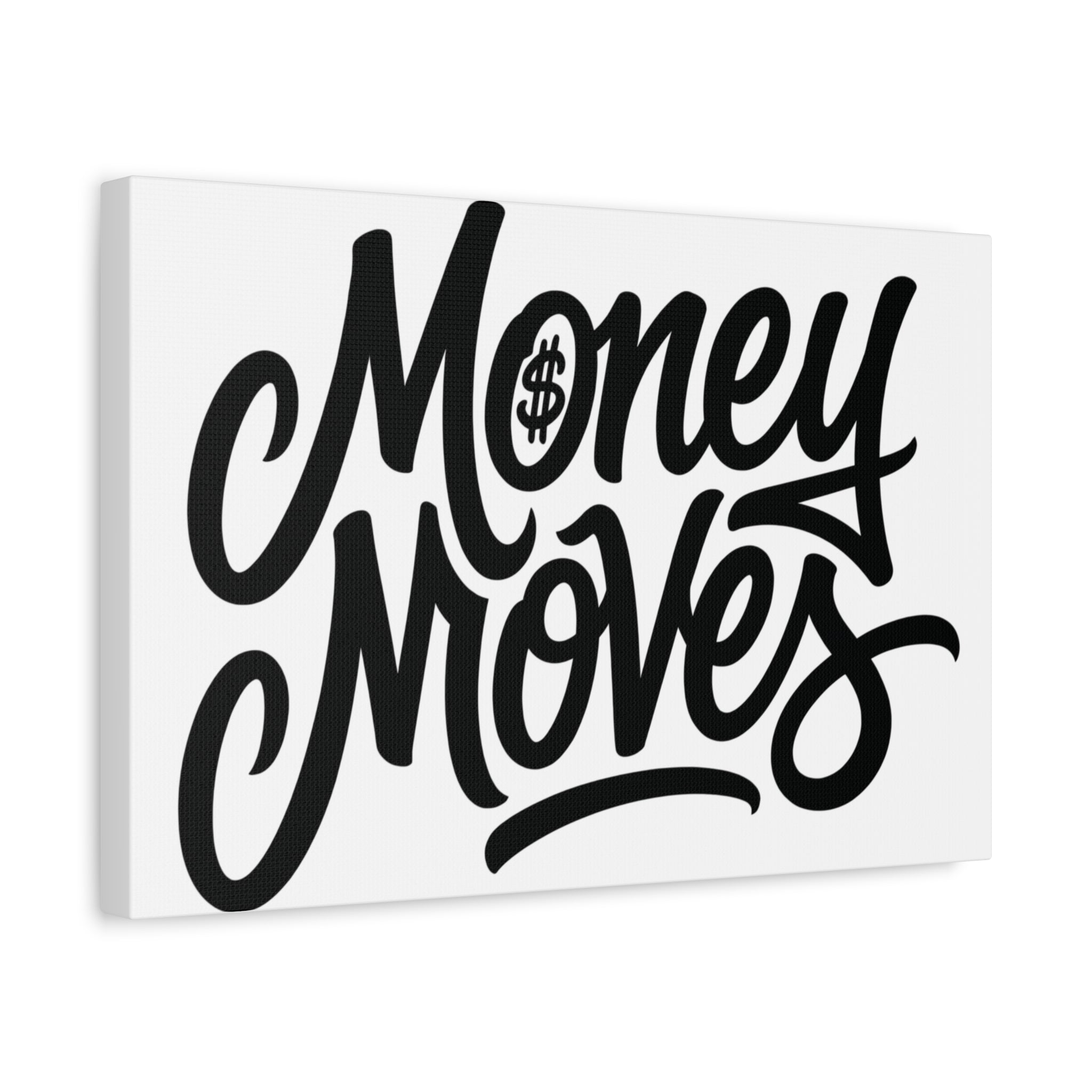 Money Moves Canvas Wall Art