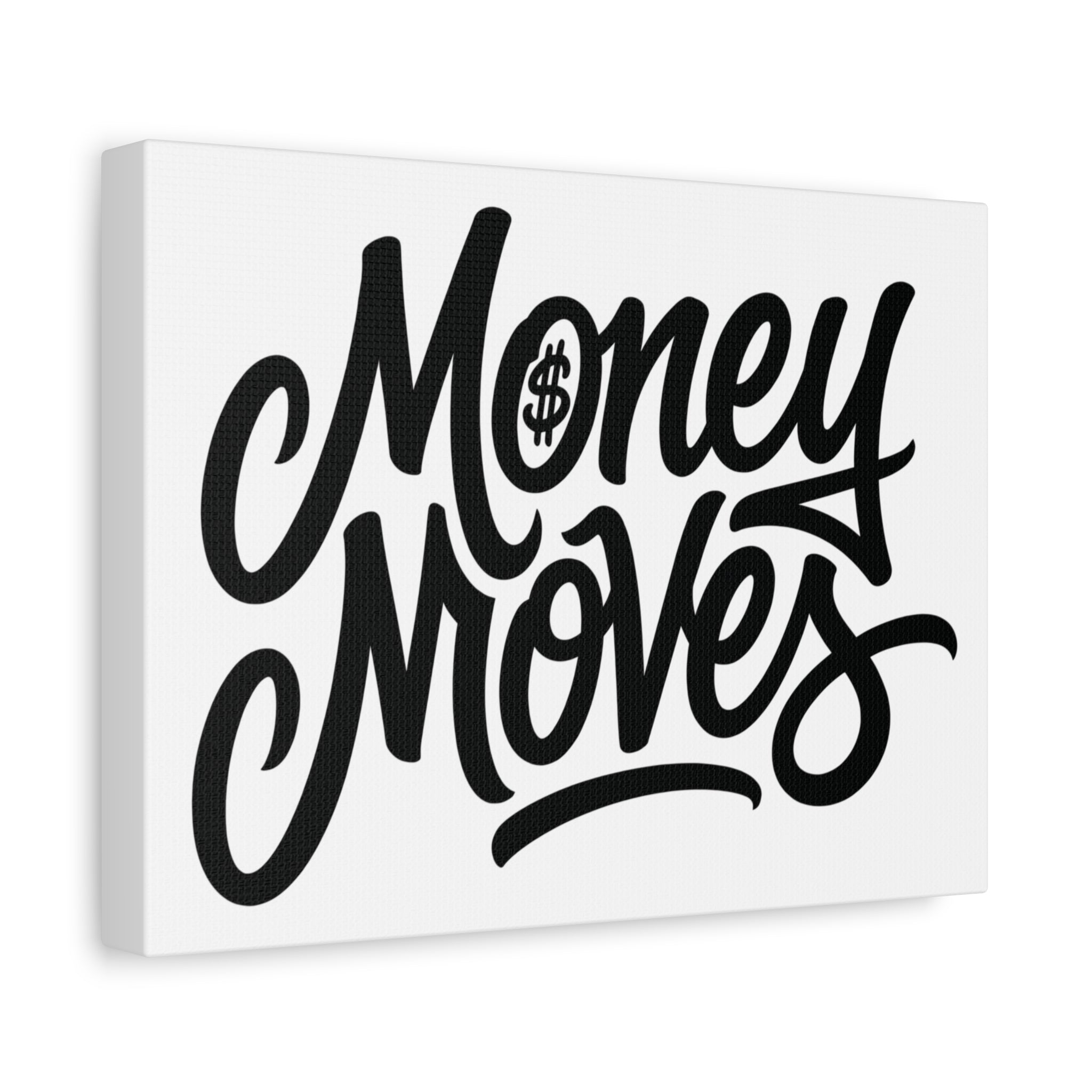 Money Moves Canvas Wall Art