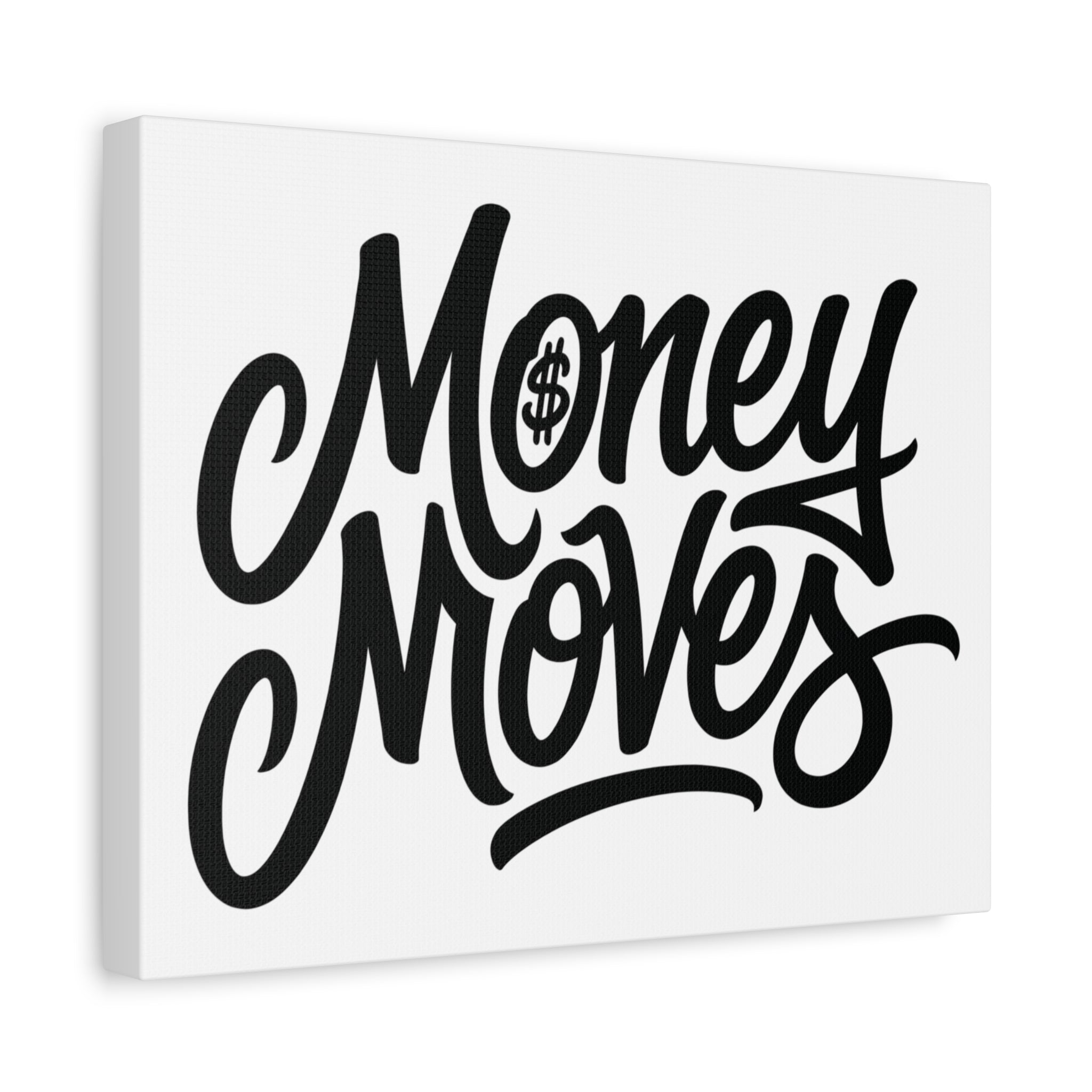 Money Moves Canvas Wall Art