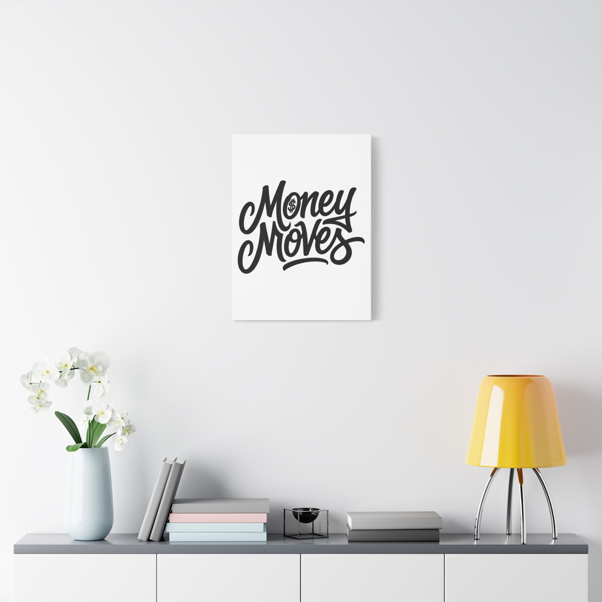 Money Moves Canvas Wall Art