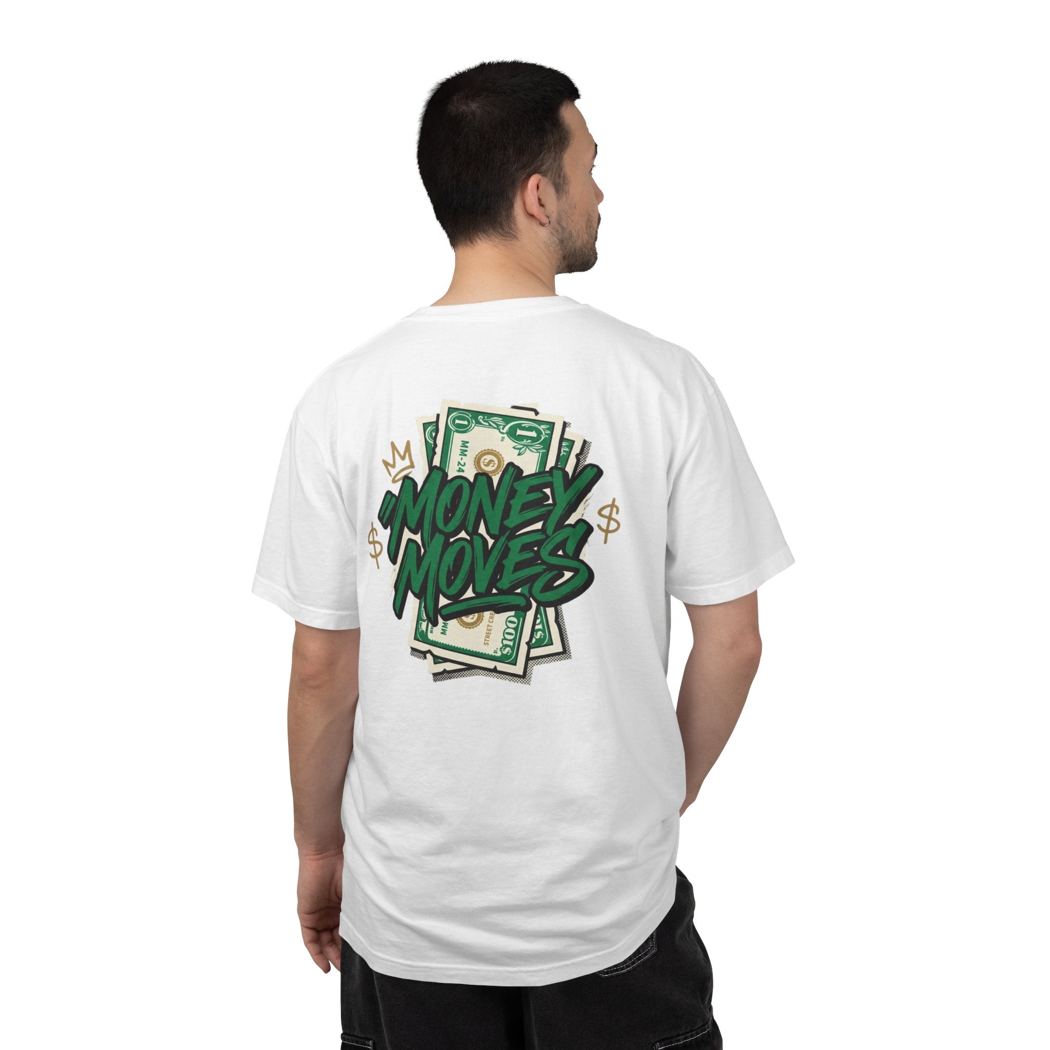 Money Moves Stacks Cash Graphic Tee