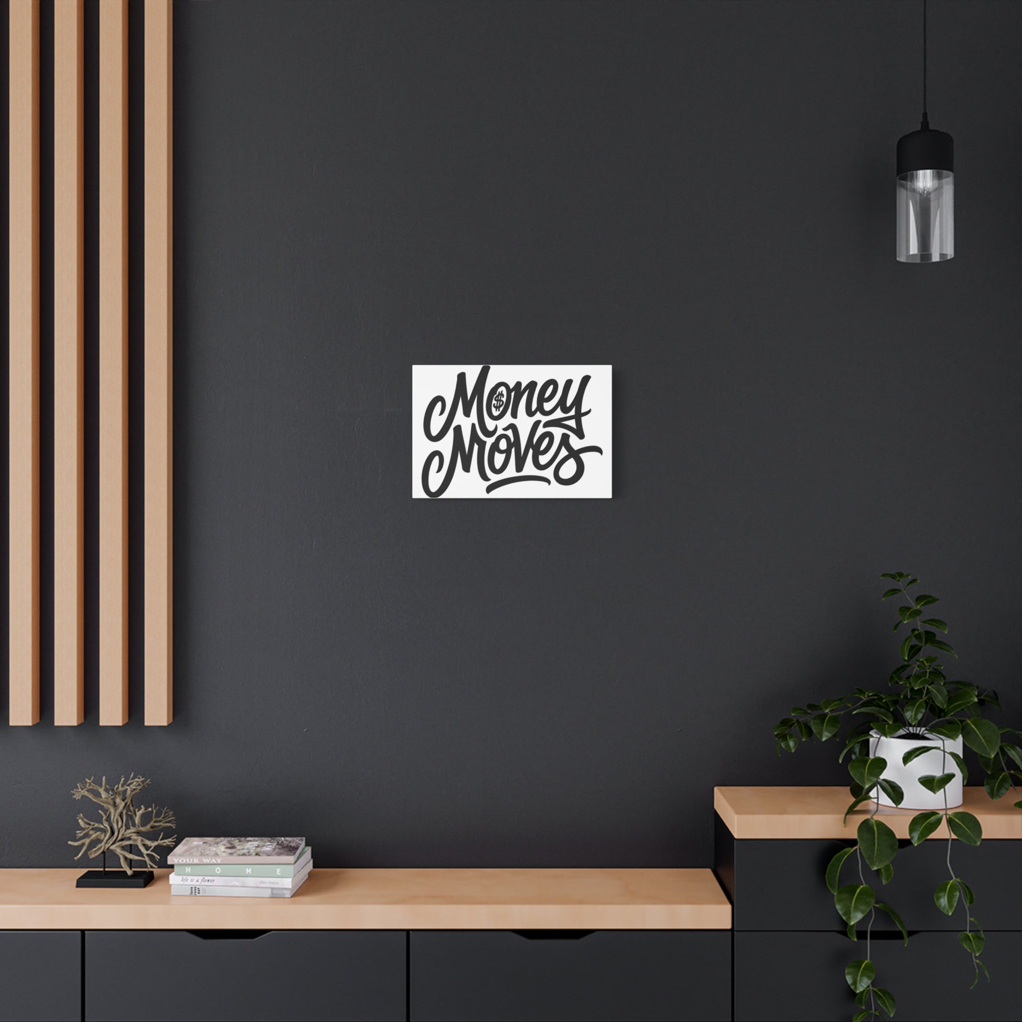 Money Moves Canvas Wall Art