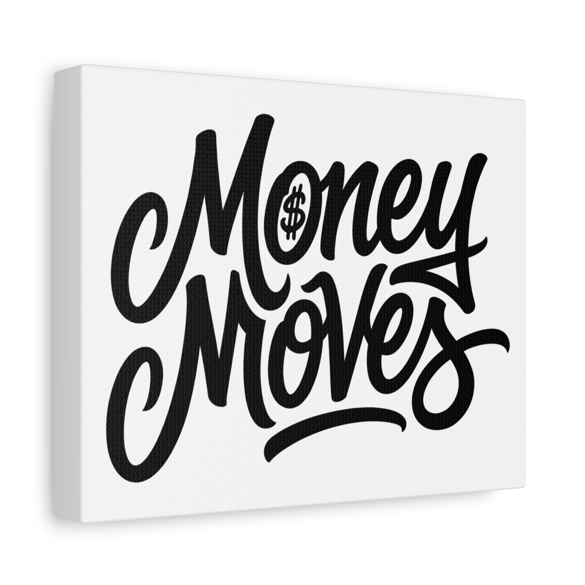 Money Moves Canvas Wall Art