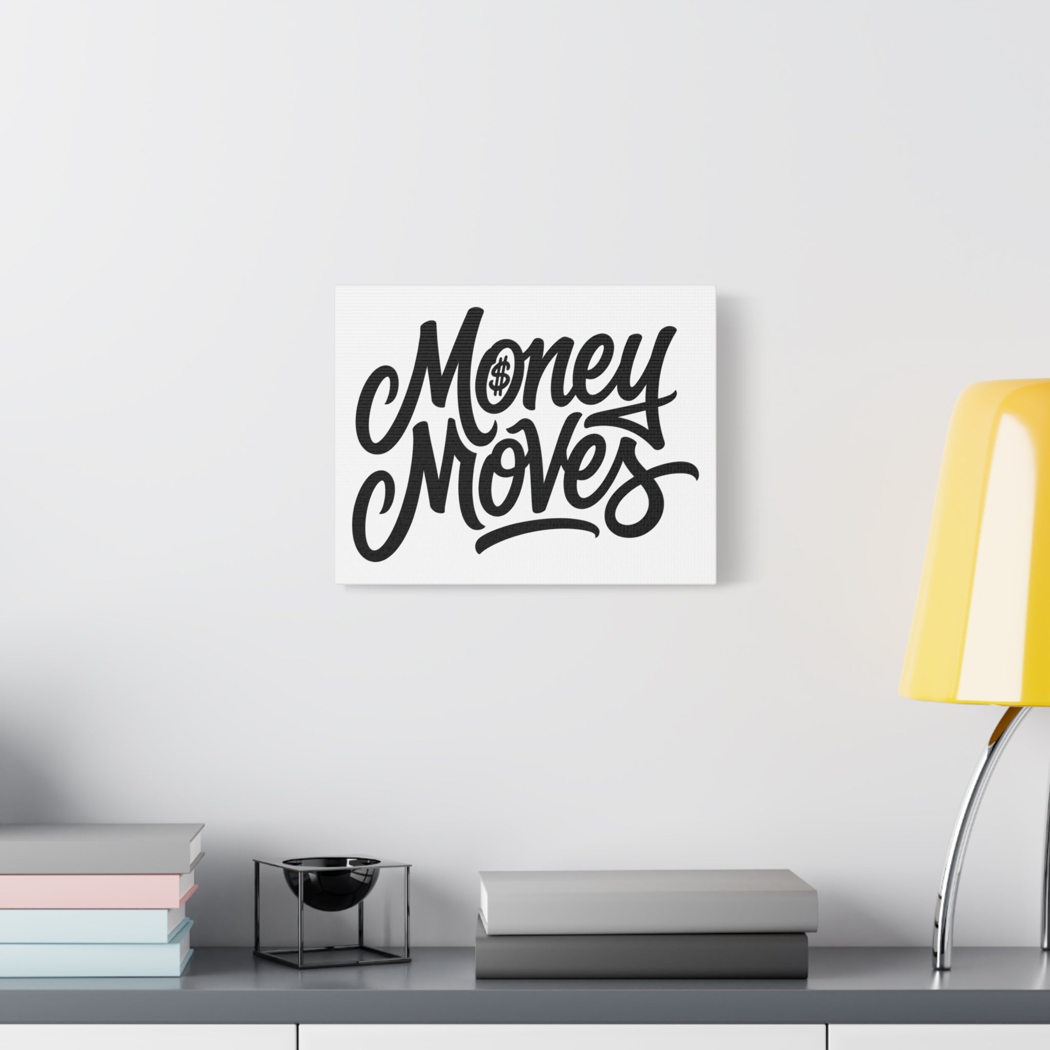 Money Moves Canvas Wall Art