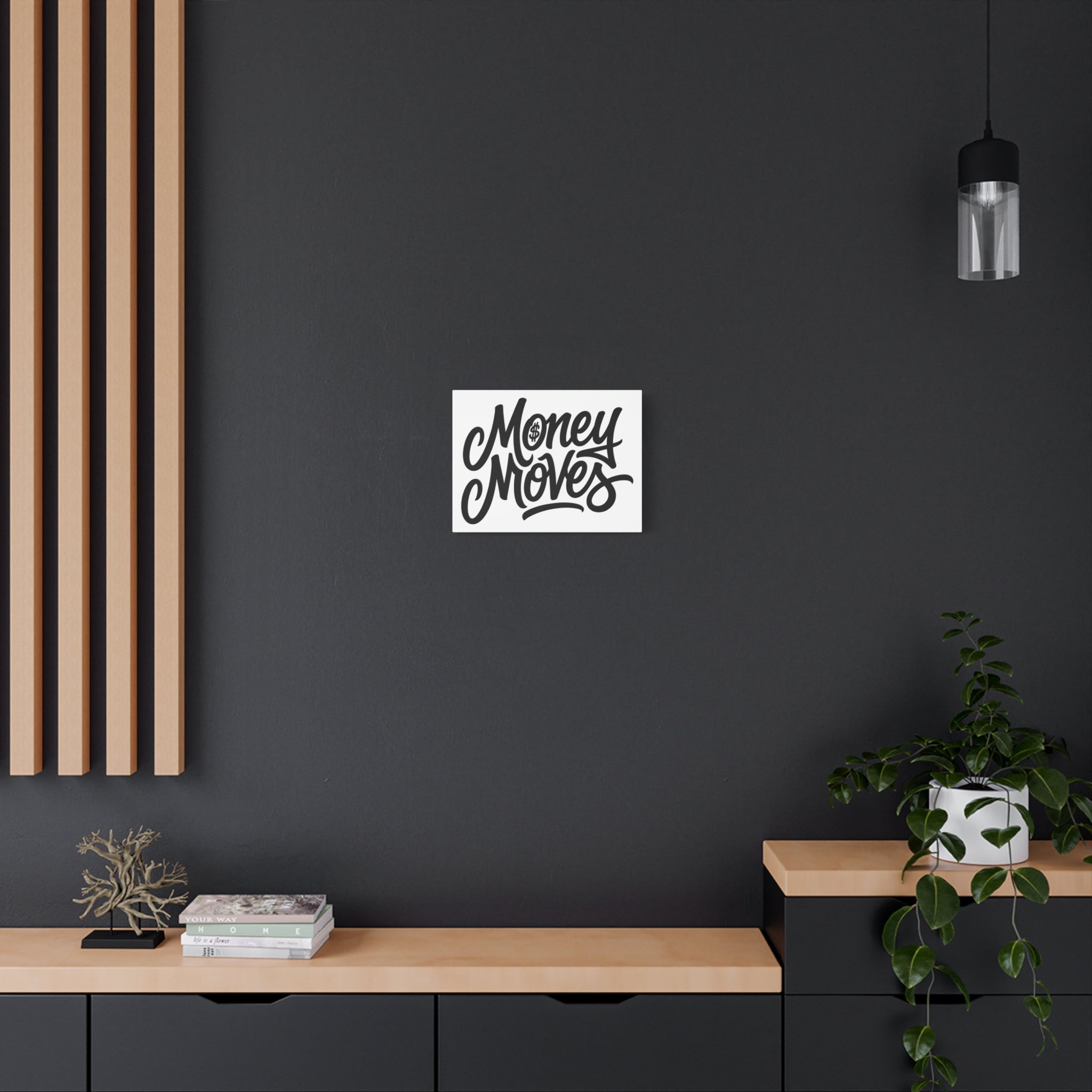 Money Moves Canvas Wall Art