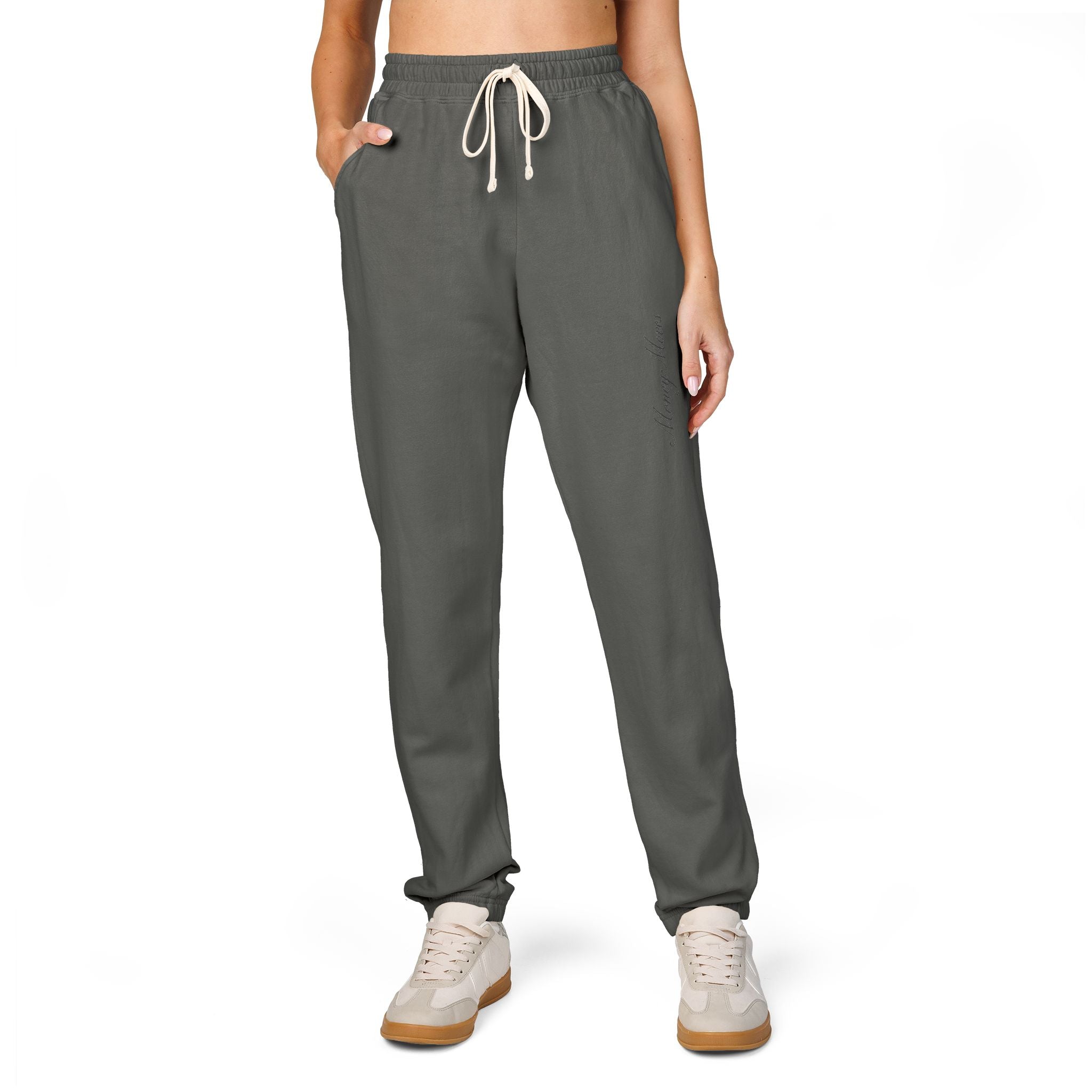 Garment-Dyed Fleece Sweatpants