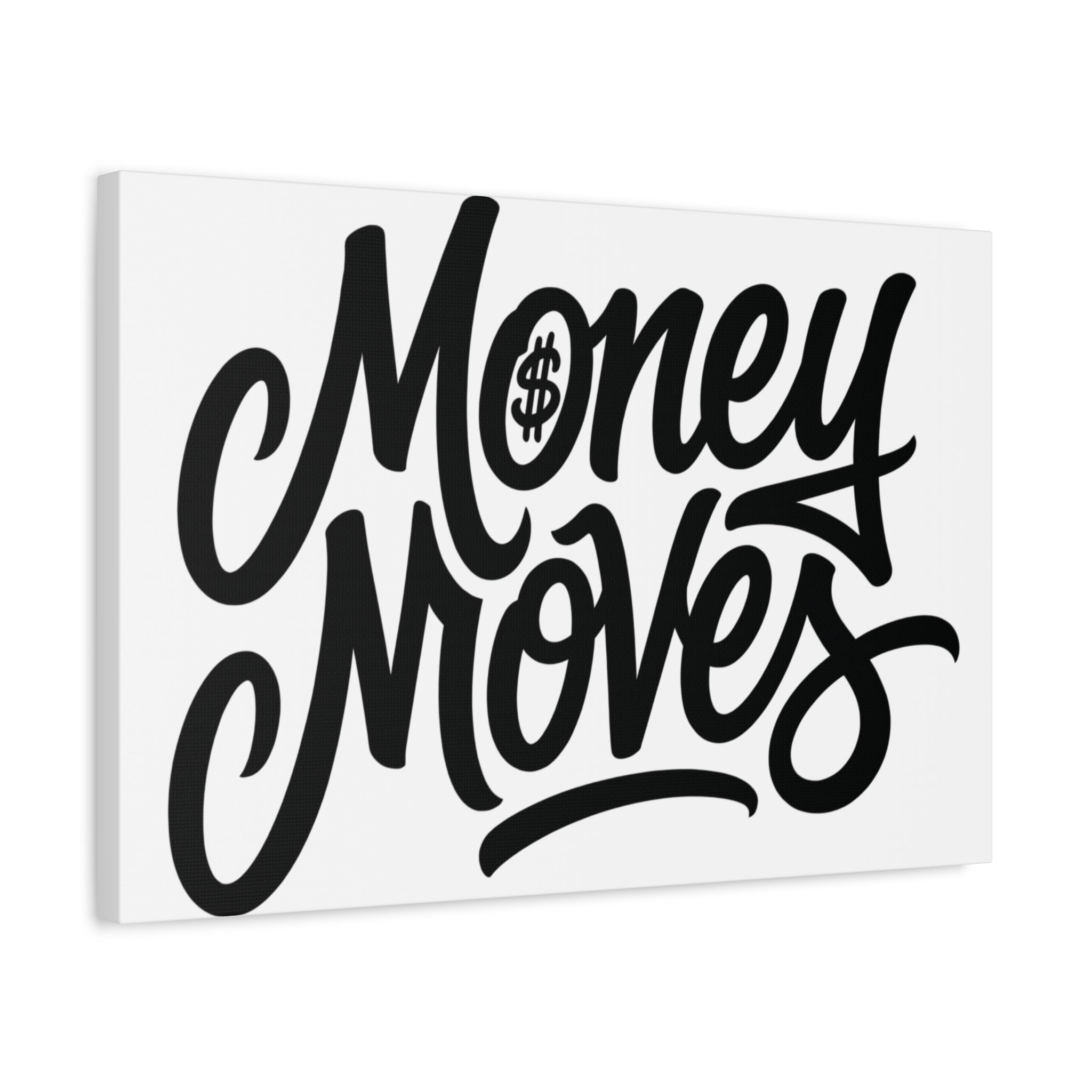 Money Moves Canvas Wall Art