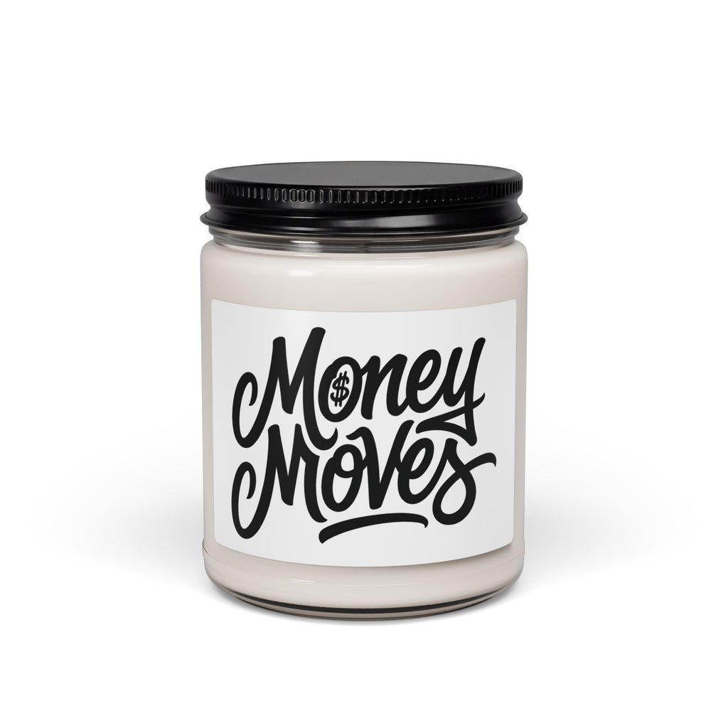 Money Moves Soy Candle — 9oz Scented Motivational Candle