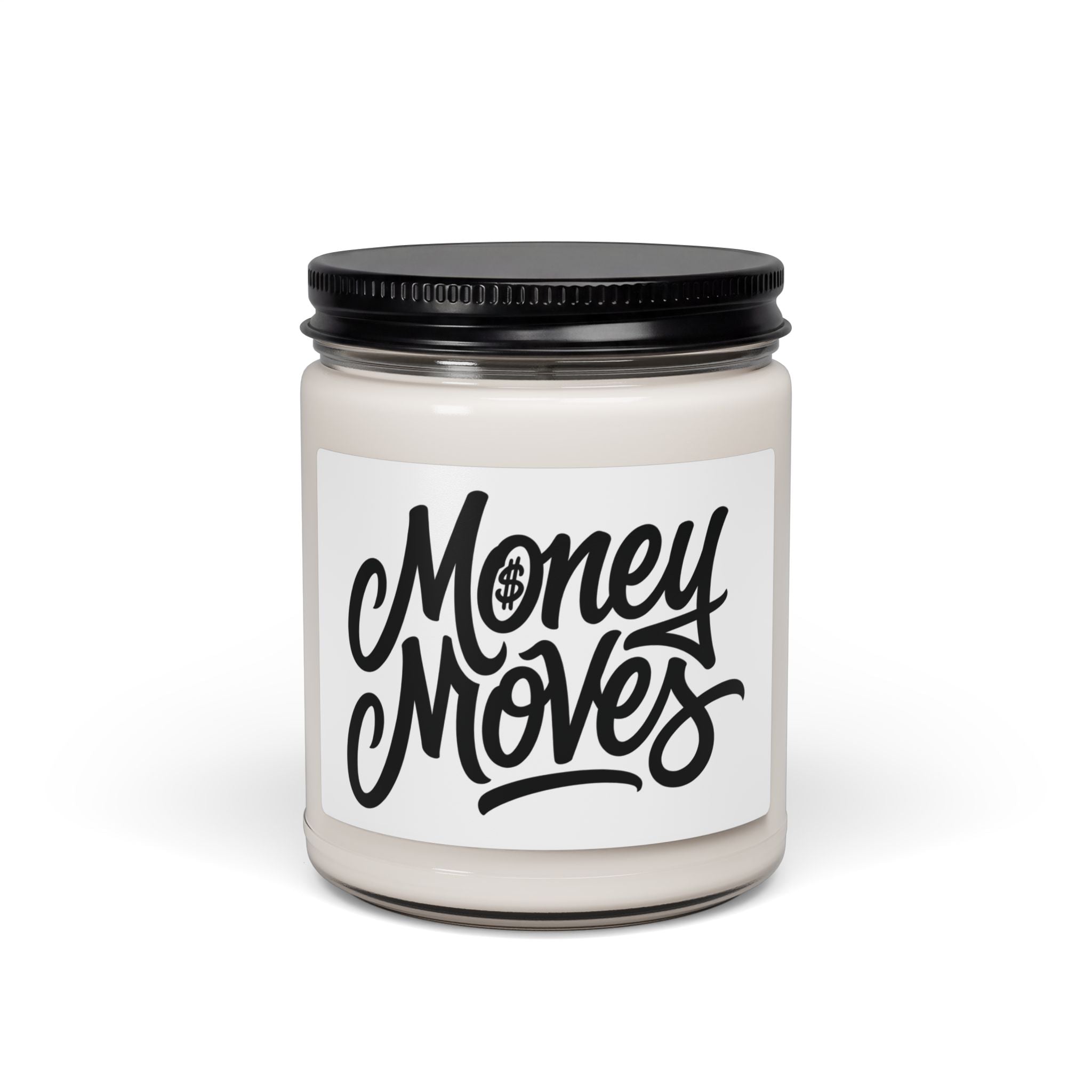 Money Moves Soy Candle — 9oz Scented Motivational Candle