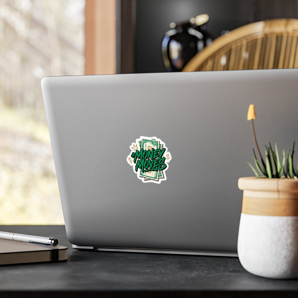 Money Moves Cash Sticker