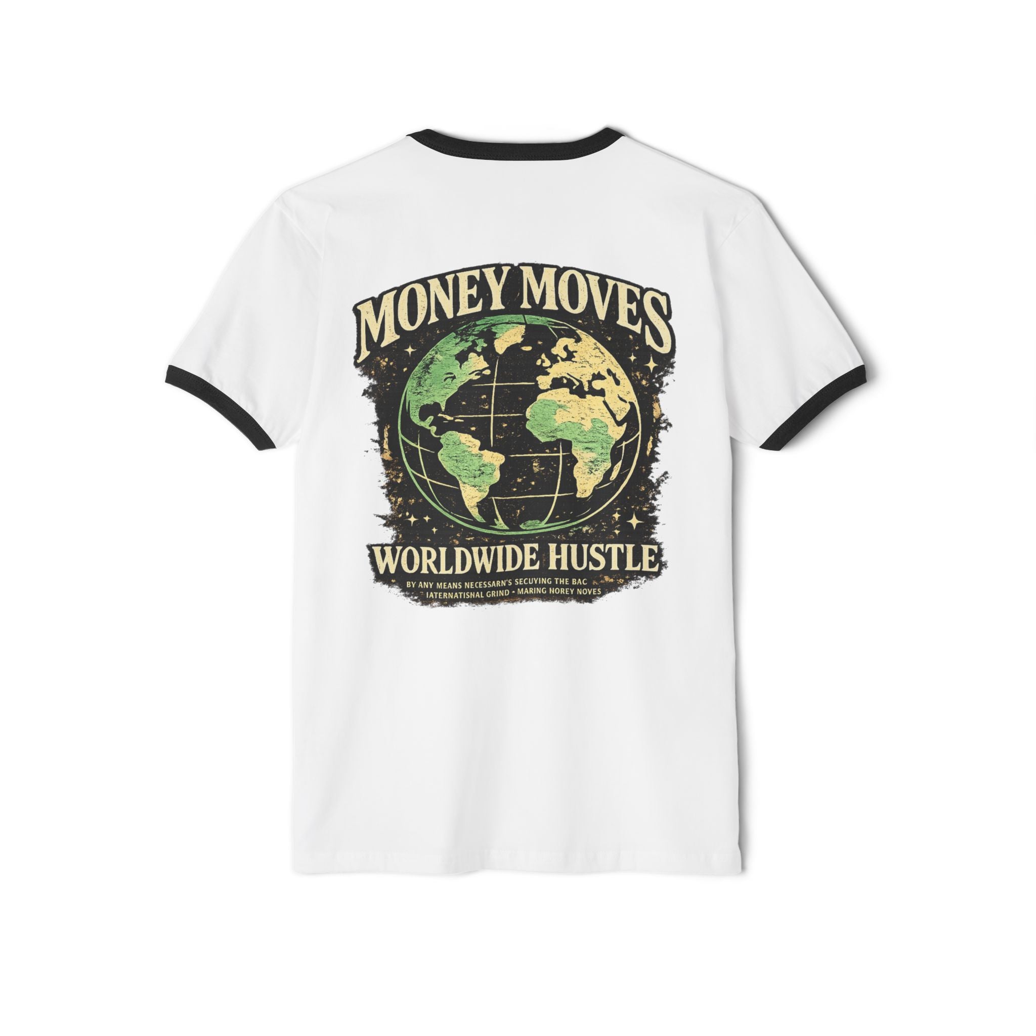 Worldwide Hustle Ringer Tee