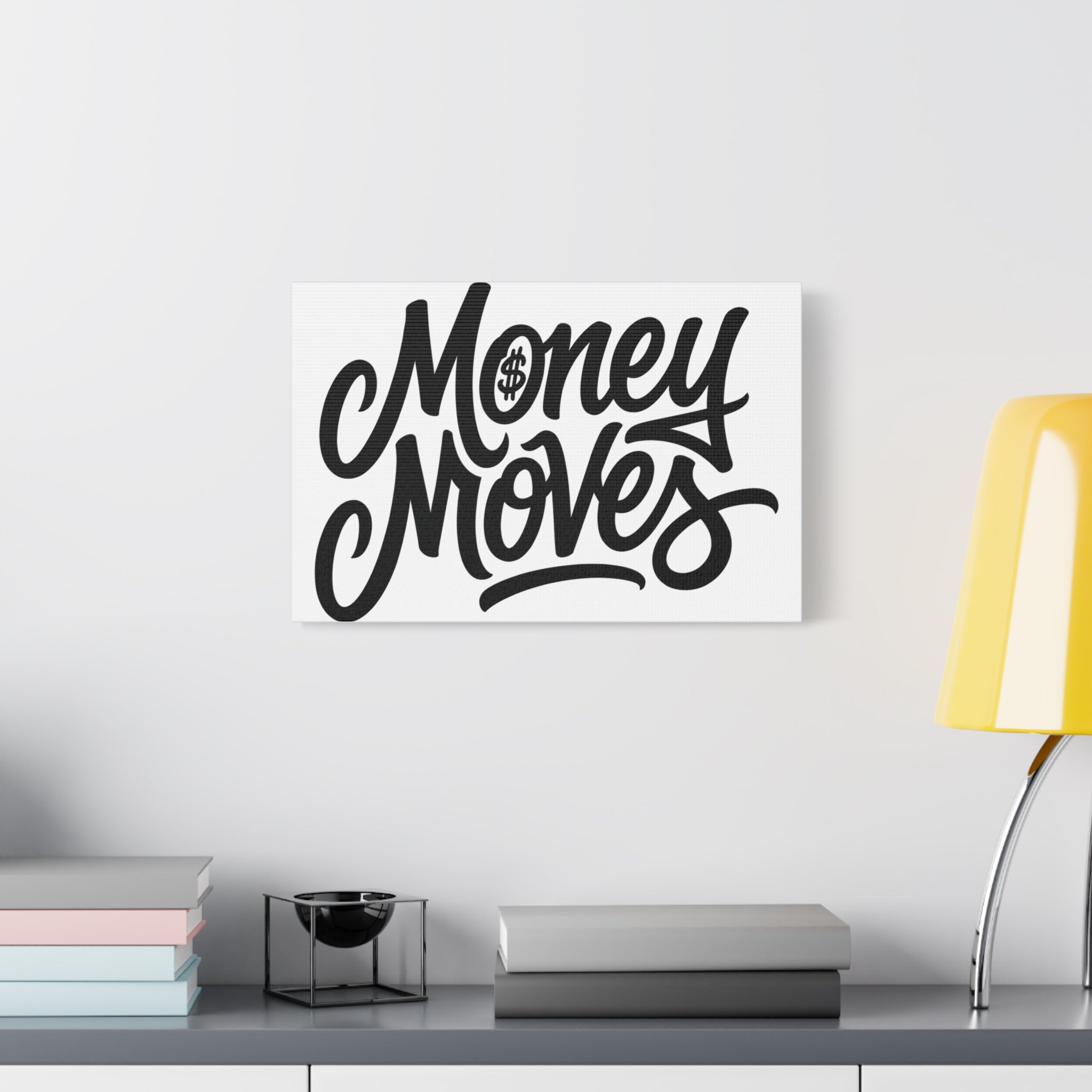 Money Moves Canvas Wall Art