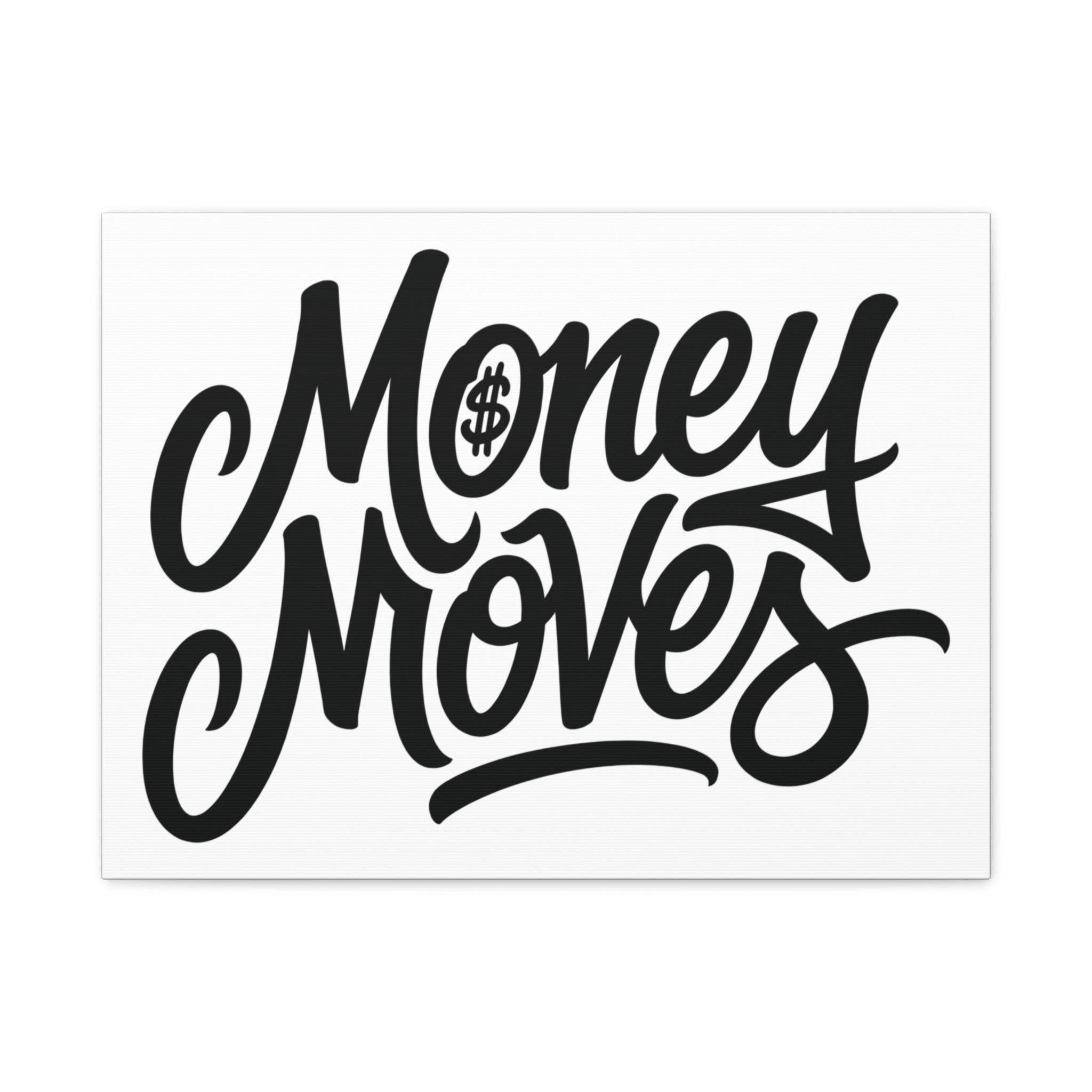 Money Moves Canvas Wall Art