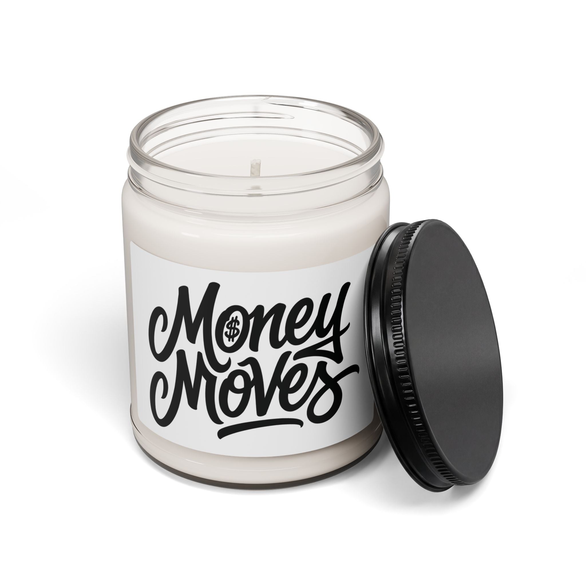 Money Moves Soy Candle — 9oz Scented Motivational Candle