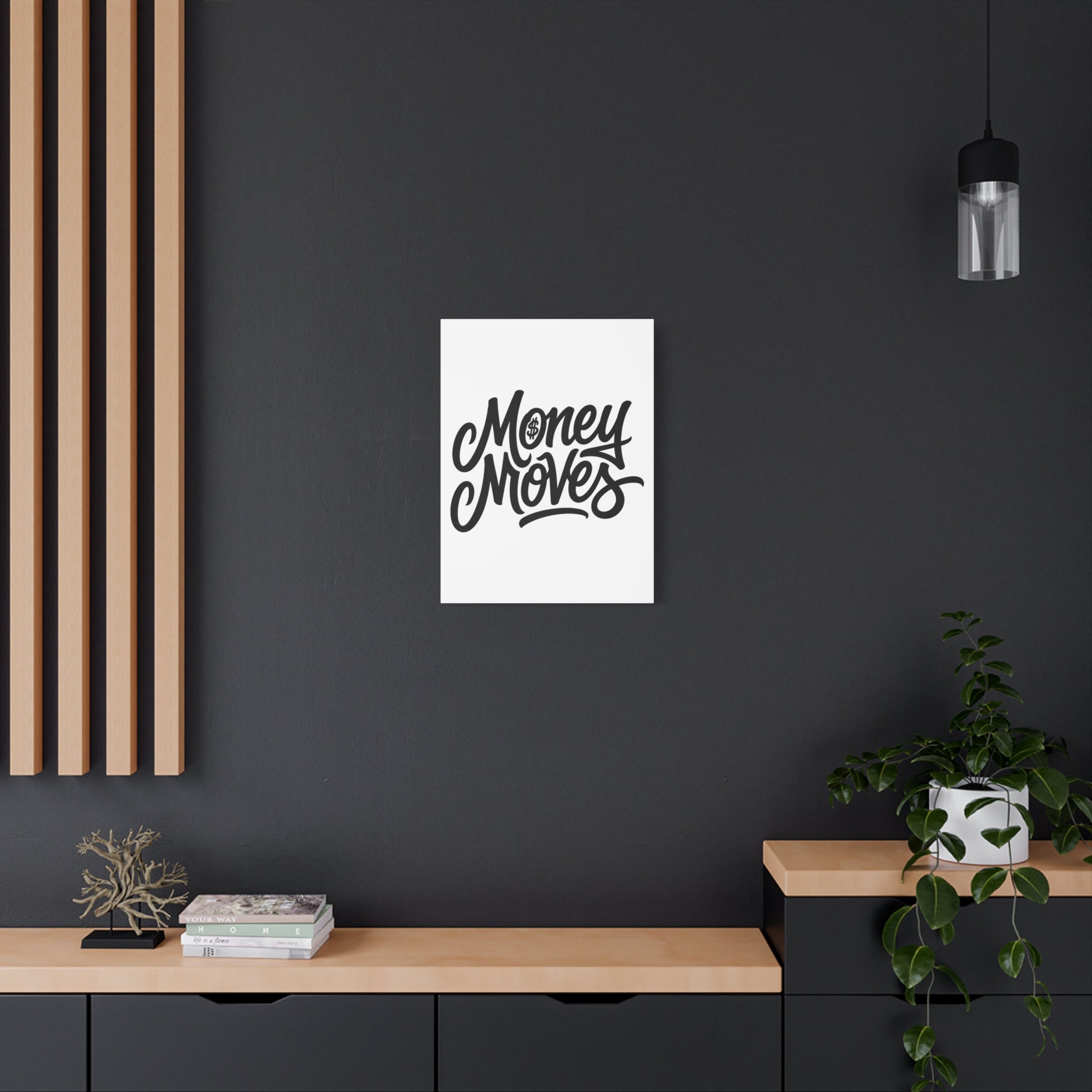 Money Moves Canvas Wall Art