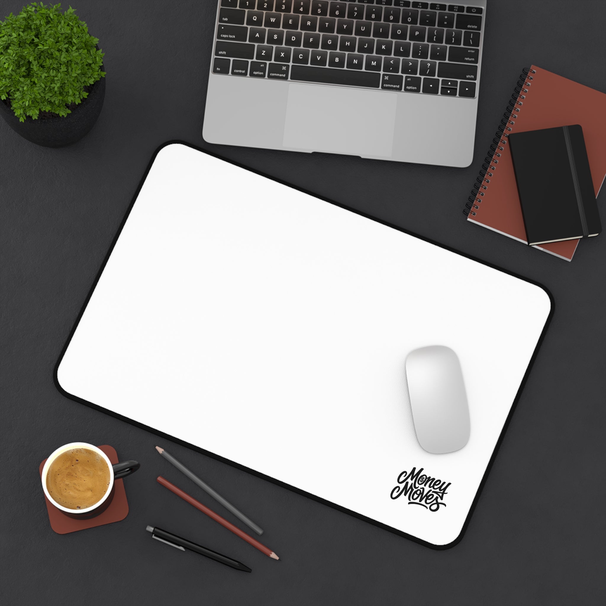 Money Moves Desk Mat — Anti-Slip Workspace Mat