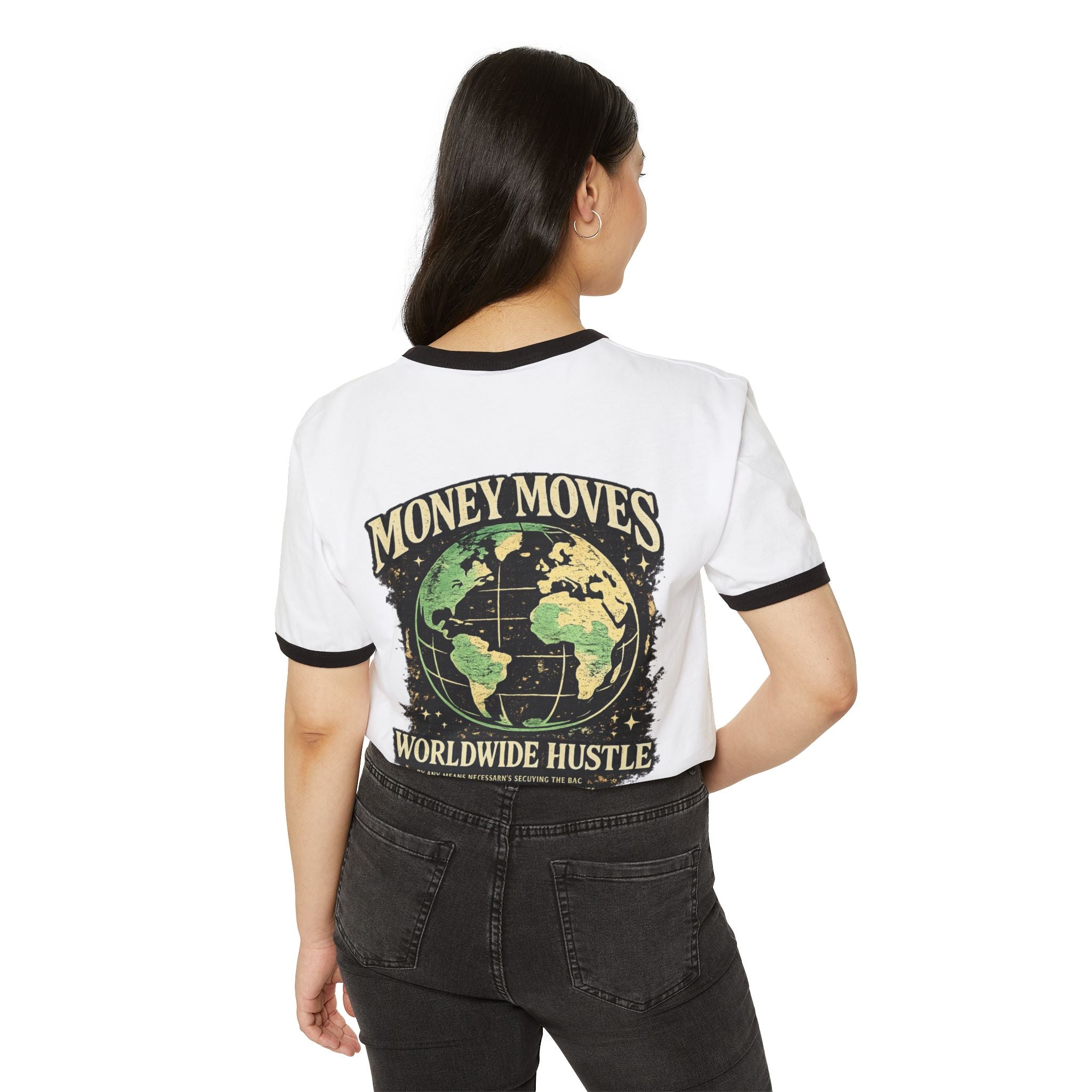 Worldwide Hustle Ringer Tee