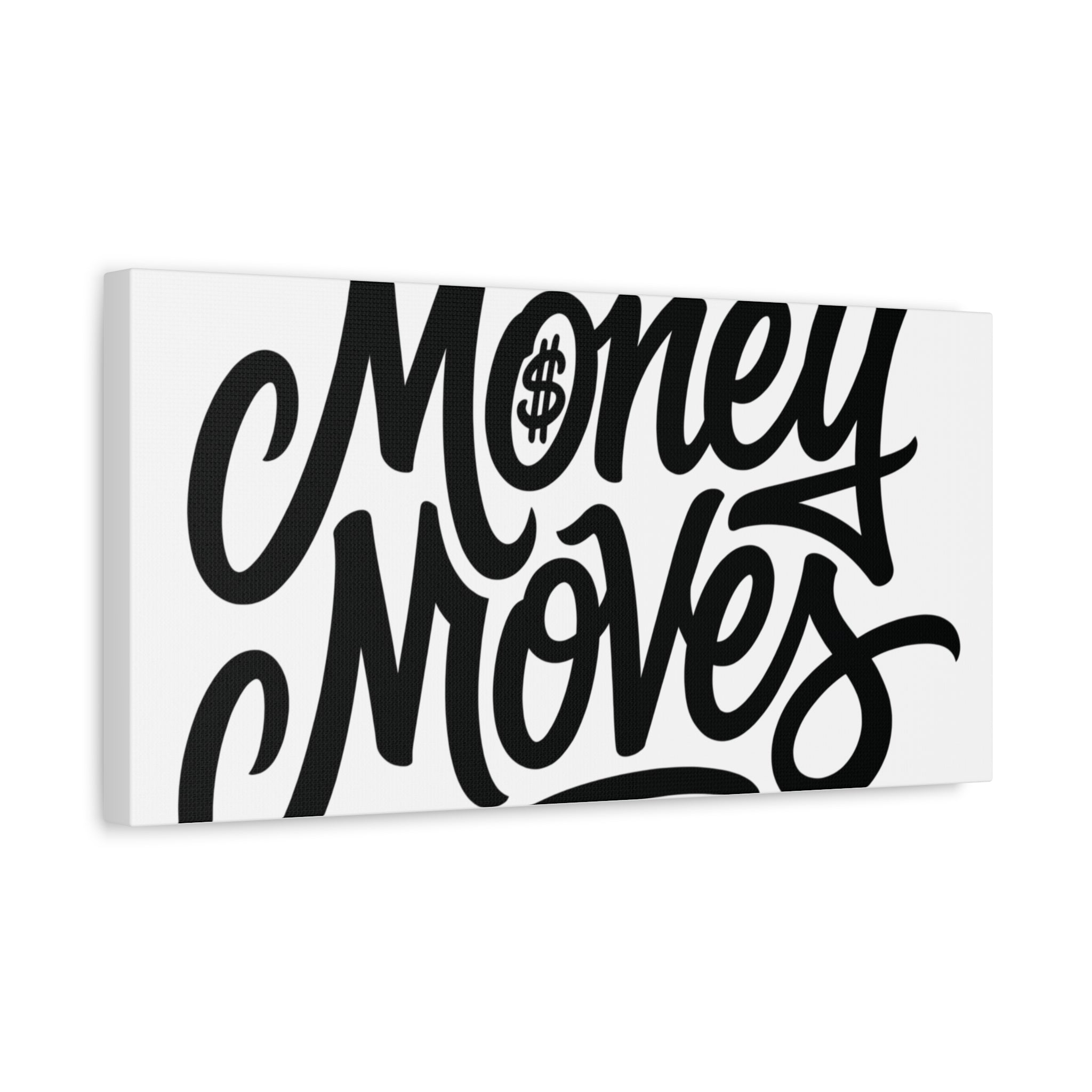Money Moves Canvas Wall Art