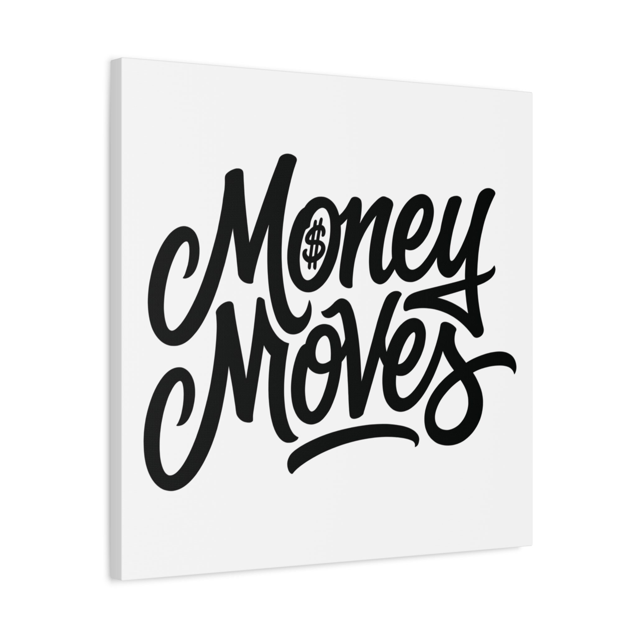 Money Moves Canvas Wall Art
